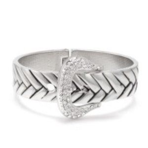 Slip On Herringbone Bracelet